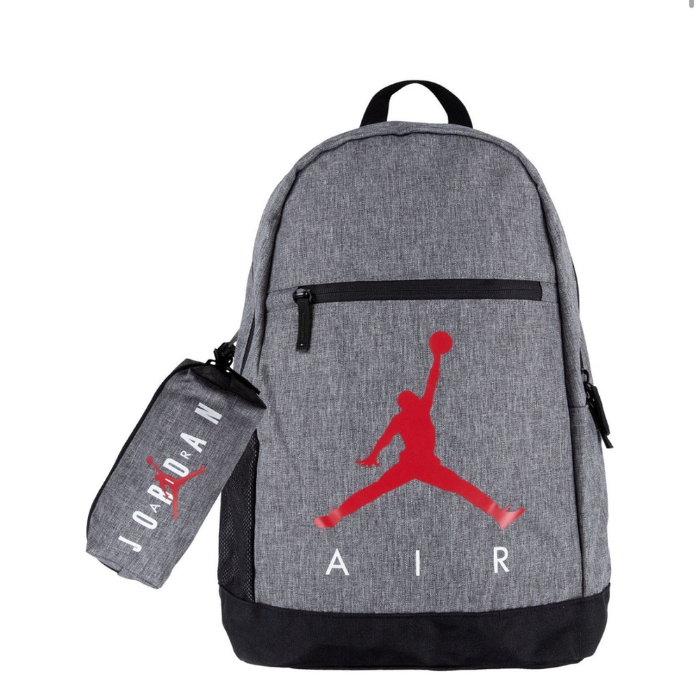 New authentic Kids Air School Backpack and Pencil Case, 2-Piece Set 18 inch gray